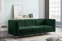 Load image into Gallery viewer, Alina Green Velvet Modular Sectional