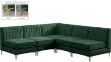 Load image into Gallery viewer, Alina Green Velvet Modular Sectional
