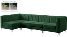 Load image into Gallery viewer, Alina Green Velvet Modular Sectional