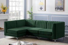 Load image into Gallery viewer, Alina Green Velvet Modular Sectional