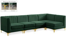 Load image into Gallery viewer, Alina Green Velvet Modular Sectional