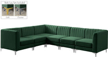 Load image into Gallery viewer, Alina Green Velvet Modular Sectional