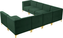 Load image into Gallery viewer, Alina Green Velvet Modular Sectional