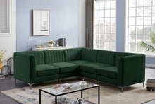 Load image into Gallery viewer, Alina Green Velvet Modular Sectional