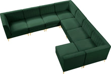 Load image into Gallery viewer, Alina Green Velvet Modular Sectional
