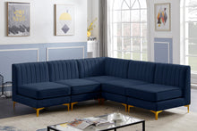 Load image into Gallery viewer, Alina Navy Velvet Modular Sectional