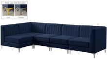 Load image into Gallery viewer, Alina Navy Velvet Modular Sectional