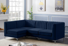Load image into Gallery viewer, Alina Navy Velvet Modular Sectional