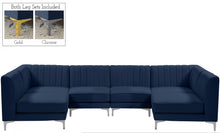 Load image into Gallery viewer, Alina Navy Velvet Modular Sectional