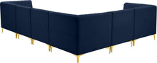 Load image into Gallery viewer, Alina Navy Velvet Modular Sectional