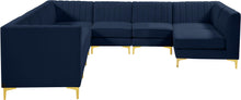 Load image into Gallery viewer, Alina Navy Velvet Modular Sectional