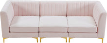 Load image into Gallery viewer, Alina Pink Velvet Modular Sectional