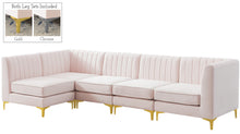 Load image into Gallery viewer, Alina Pink Velvet Modular Sectional