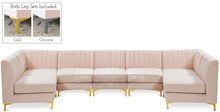 Load image into Gallery viewer, Alina Pink Velvet Modular Sectional