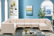 Load image into Gallery viewer, Alina Pink Velvet Modular Sectional