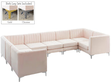 Load image into Gallery viewer, Alina Pink Velvet Modular Sectional