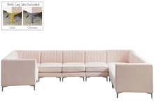 Load image into Gallery viewer, Alina Pink Velvet Modular Sectional