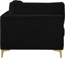 Load image into Gallery viewer, Julia Black Velvet Modular Corner Chair