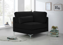 Load image into Gallery viewer, Julia Black Velvet Modular Corner Chair