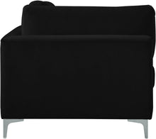 Load image into Gallery viewer, Julia Black Velvet Modular Corner Chair