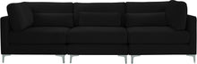Load image into Gallery viewer, Julia Black Velvet Modular Sofa (3 Boxes)