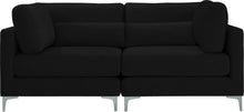 Load image into Gallery viewer, Julia Black Velvet Modular Sofa