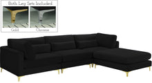 Load image into Gallery viewer, Julia Black Velvet Modular Sectional (4 Boxes)