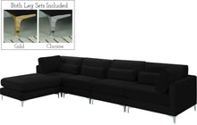 Load image into Gallery viewer, Julia Black Velvet Modular Sectional (5 Boxes)