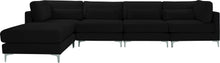 Load image into Gallery viewer, Julia Black Velvet Modular Sectional (5 Boxes)