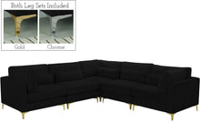 Load image into Gallery viewer, Julia Black Velvet Modular Sectional (5 Boxes)