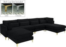 Load image into Gallery viewer, Julia Black Velvet Modular Sectional (6 Boxes)