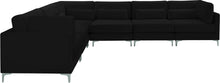 Load image into Gallery viewer, Julia Black Velvet Modular Sectional (6 Boxes)