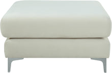Load image into Gallery viewer, Julia Cream Velvet Modular Ottoman