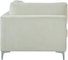 Load image into Gallery viewer, Julia Cream Velvet Modular Corner Chair