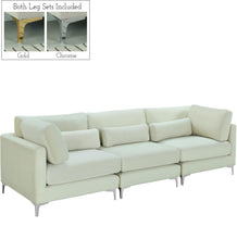 Load image into Gallery viewer, Julia Cream Velvet Modular Sofa (3 Boxes)