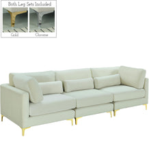Load image into Gallery viewer, Julia Cream Velvet Modular Sofa (3 Boxes)