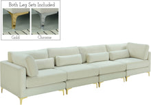 Load image into Gallery viewer, Julia Cream Velvet Modular Sofa (4 Boxes)
