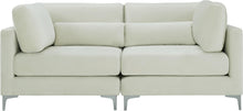 Load image into Gallery viewer, Julia Cream Velvet Modular Sofa