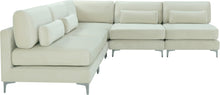 Load image into Gallery viewer, Julia Cream Velvet Modular Sectional (5 Boxes)