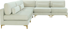Load image into Gallery viewer, Julia Cream Velvet Modular Sectional (5 Boxes)