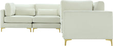 Load image into Gallery viewer, Julia Cream Velvet Modular Sectional (5 Boxes)