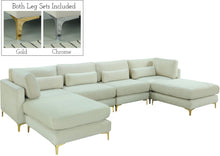 Load image into Gallery viewer, Julia Cream Velvet Modular Sectional (6 Boxes)