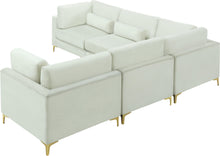Load image into Gallery viewer, Julia Cream Velvet Modular Sectional (5 Boxes)