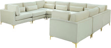 Load image into Gallery viewer, Julia Cream Velvet Modular Sectional (8 Boxes)