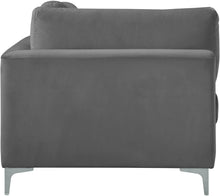 Load image into Gallery viewer, Julia Grey Velvet Modular Corner Chair