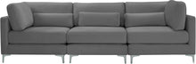 Load image into Gallery viewer, Julia Grey Velvet Modular Sofa (3 Boxes)