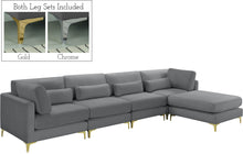 Load image into Gallery viewer, Julia Grey Velvet Modular Sectional (5 Boxes)