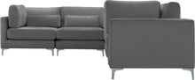 Load image into Gallery viewer, Julia Grey Velvet Modular Sectional (5 Boxes)