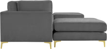 Load image into Gallery viewer, Julia Grey Velvet Modular Sectional (6 Boxes)