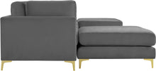 Load image into Gallery viewer, Julia Grey Velvet Modular Sectional (6 Boxes)